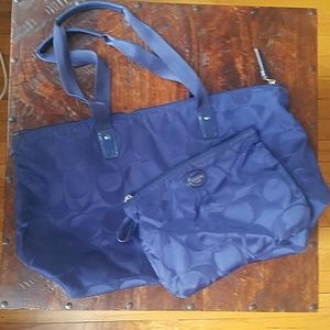 Coach Nylon Weekender Bag